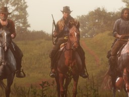 RDR2 ArthurMorgan CharlesSmith Uncle Appaloosa GreyKentuckySaddler