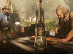 RDR2 ArthurMorgan Pearson Camp