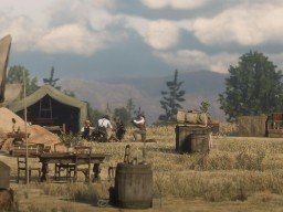 RDR2 Online Camp Posse Tent