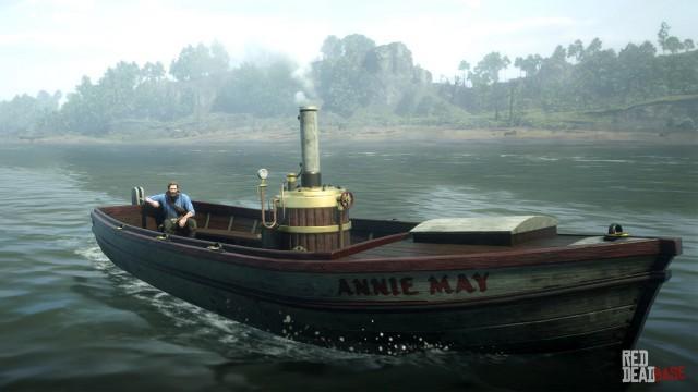 RDR2 Vehicle Steamboat