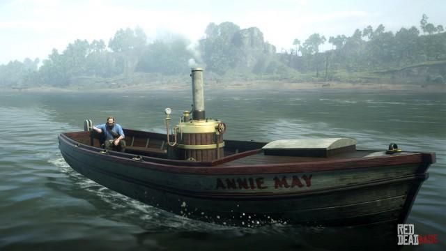 Steamboat (Small) - Red Dead Redemption 2 Vehicles & Transport Steamboat (Small) - Red Dead Redemption 2 Vehicles & Transport