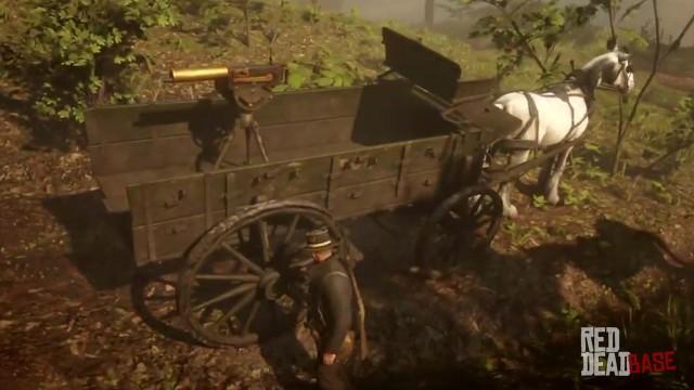 Chuck Wagon (Gatling) - Red Dead Redemption 2 Vehicles & Transport Chuck Wagon (Gatling) - Red Dead Redemption 2 Vehicles & Transport