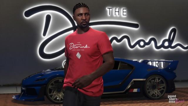 GTAOnline CasinoDLC 51 RedDiamond Tee