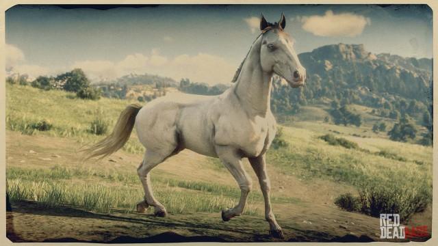 RDR2 Horse - Perlino Andalusian Horse