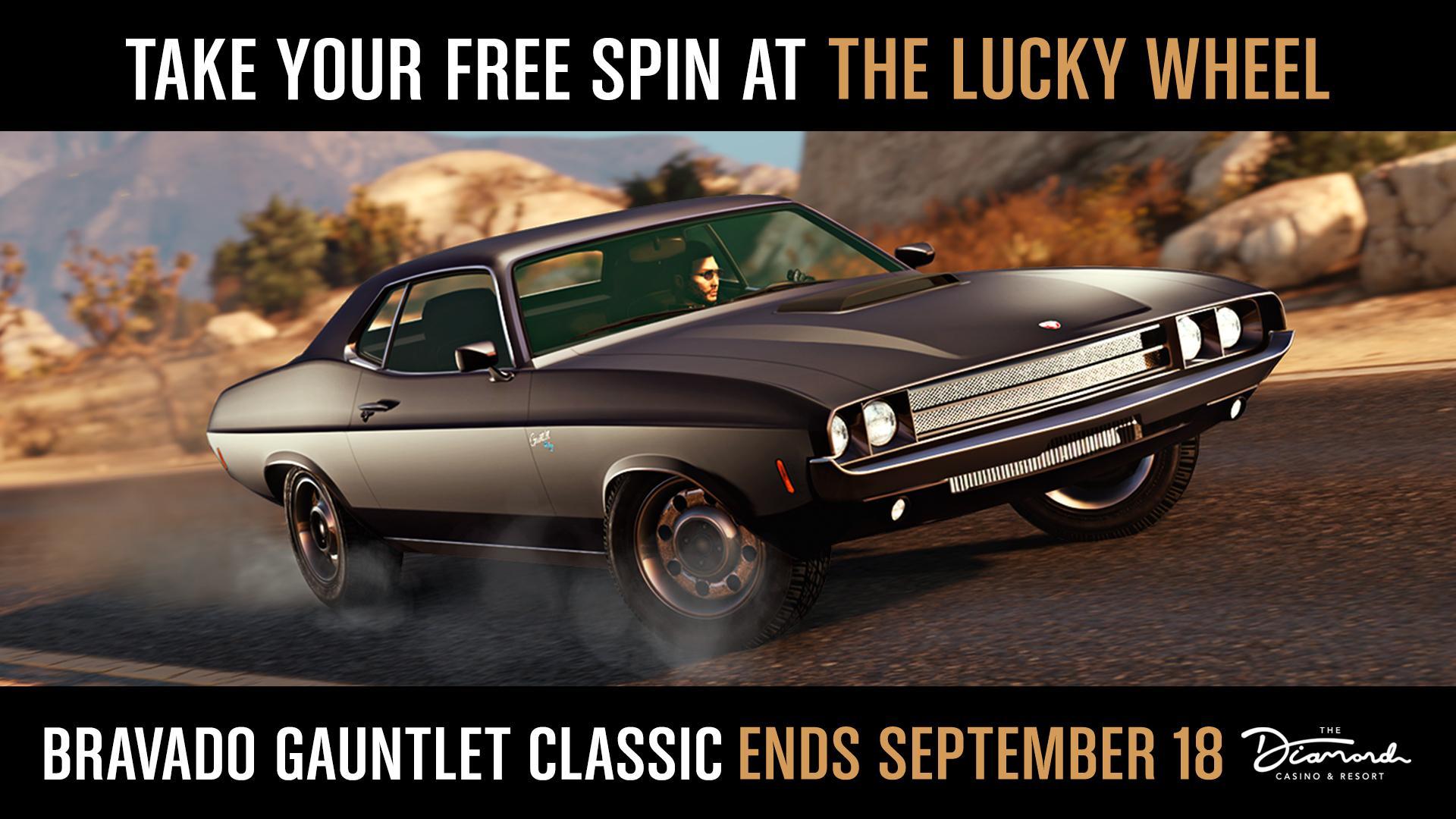 GTAOnline VehiclePoster 147 Bravado GauntletClassic