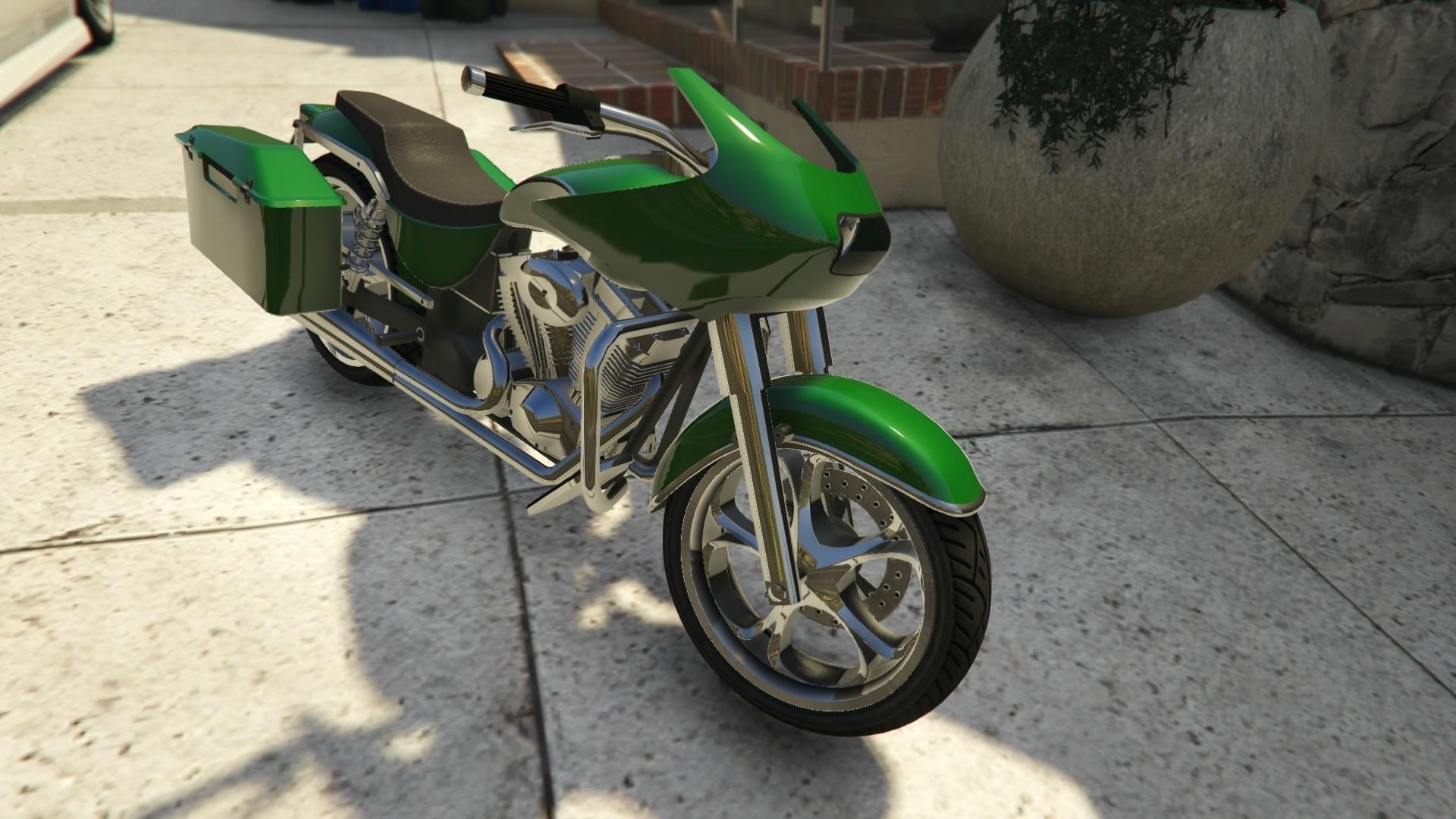 Western bagger motorcycle gta 5 фото 4