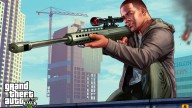 GTA V Artwork Franklin Sniping