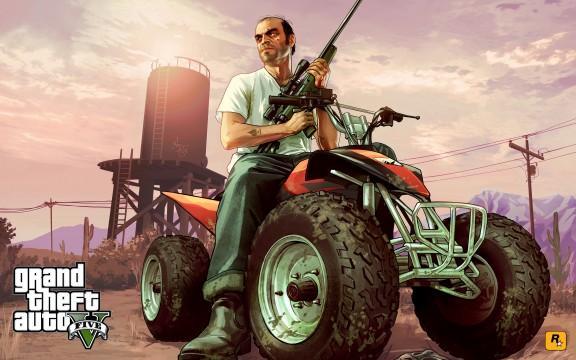 GTA V Artwork Trevor ATV