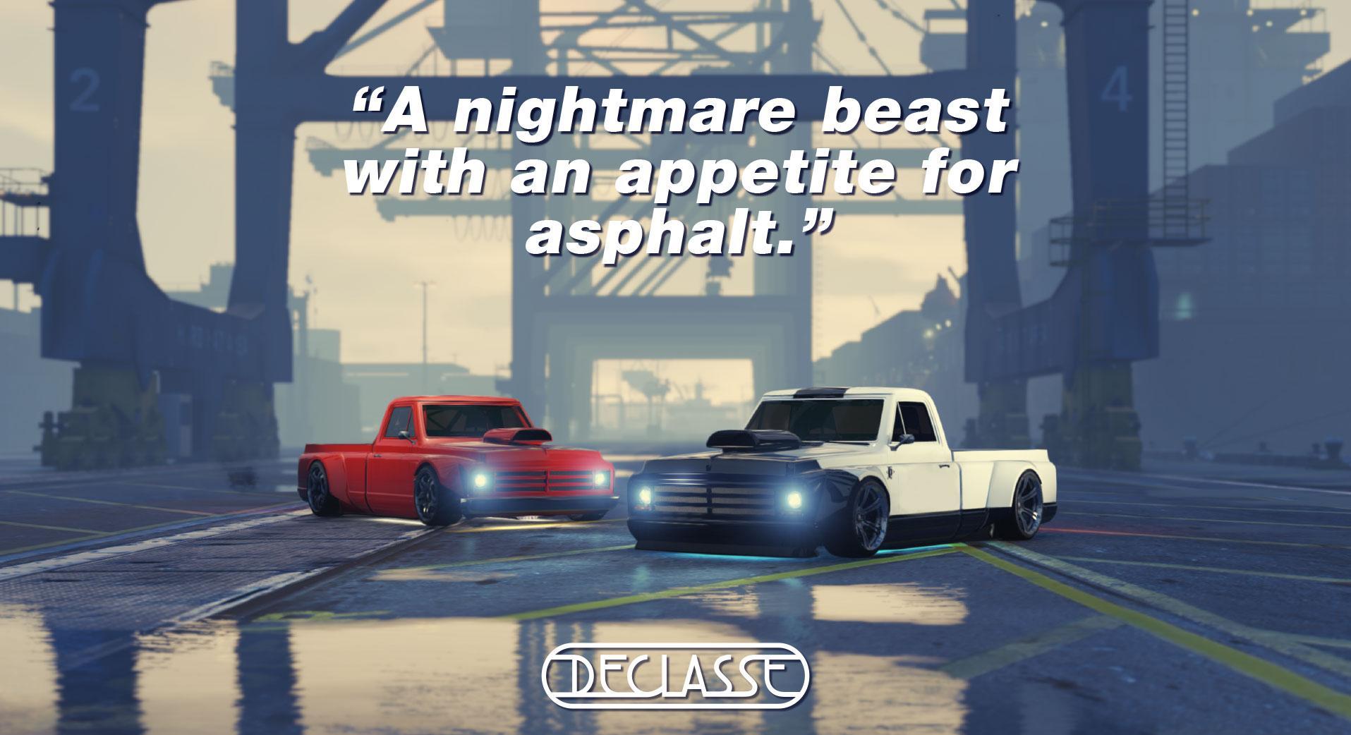 GTAOnline VehiclePoster 149 Declasse Drift Yosemite 2