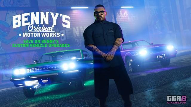 GTA Online: Benny's Vehicles Upgrades, Double Rewards on Contact Missions &amp; more