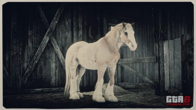 Palomino Blagdon Gypsy Cob - RDR2 Horse