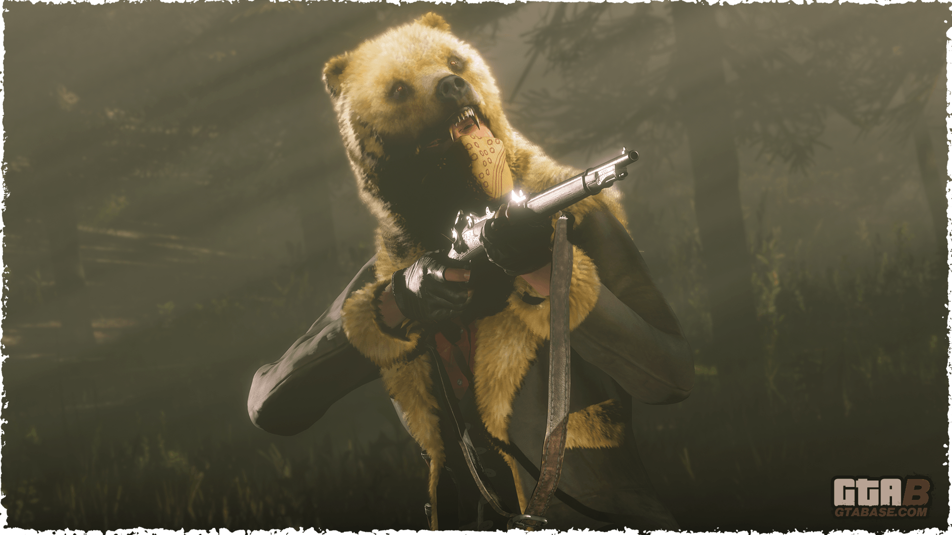 Legendary animal. Медведь ред дед редемпшн 2. Red Dead Redemption 2 легендарный медведь. Медведь золотой дух РДО.