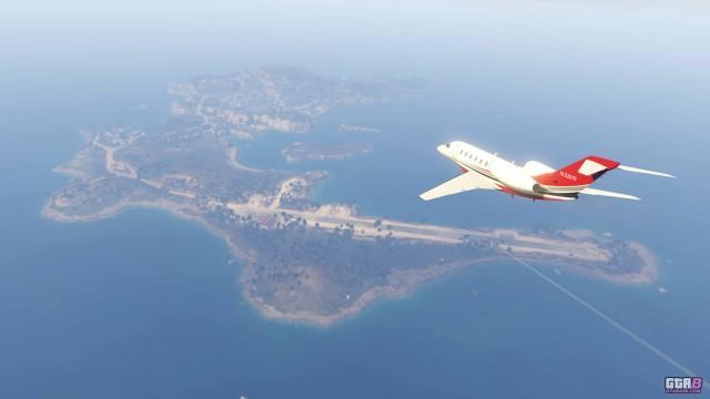 Flying from Los Santos to Vice City in GTA Online Standalone
