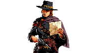 RedDeadOnline Artwork BountyHunter Character PNG Transparent