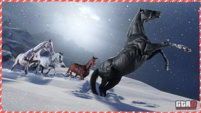 RedDeadOnline Festive Horses