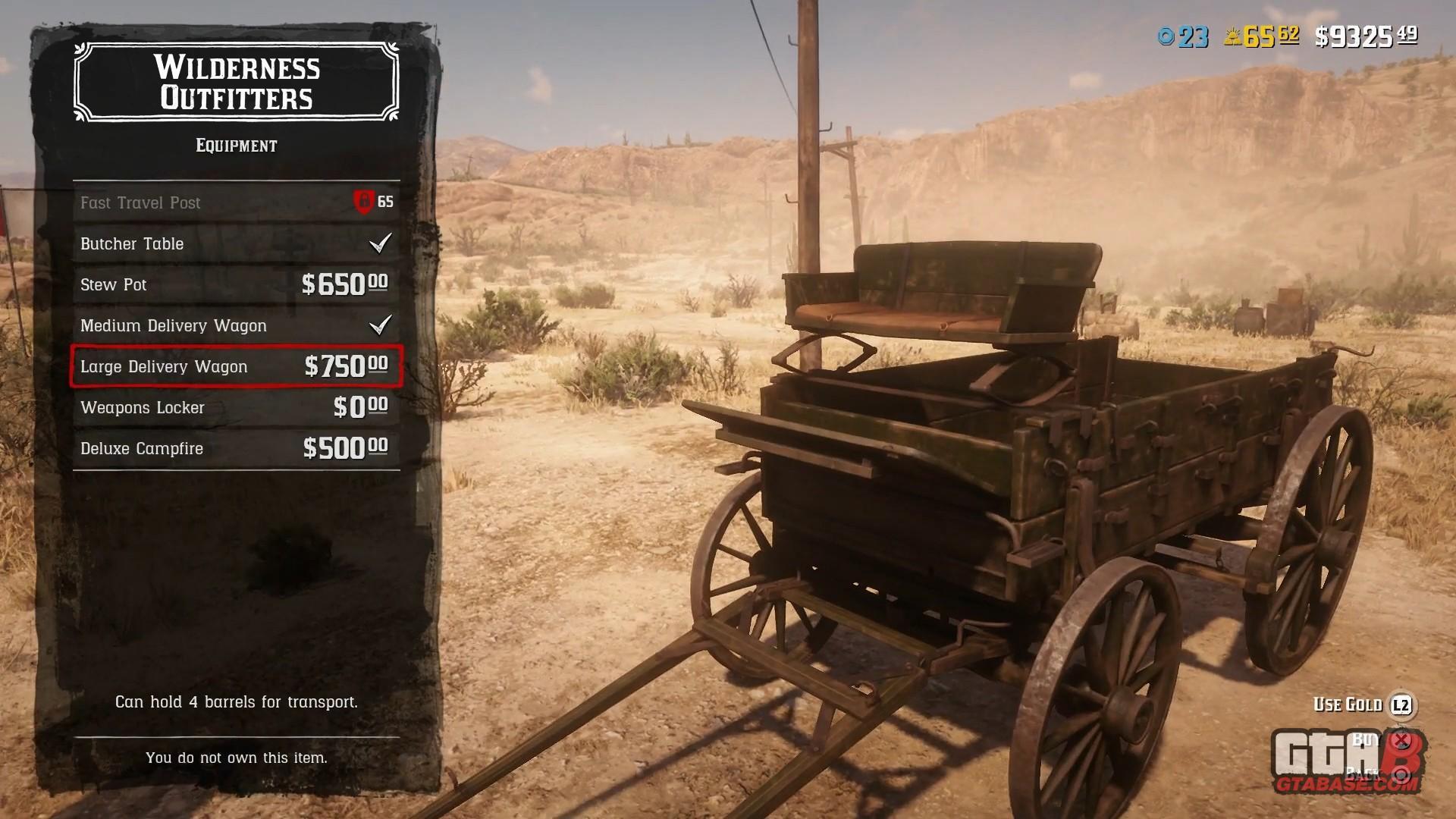 Large | Red Dead Redemption 2 Vehicles Transport