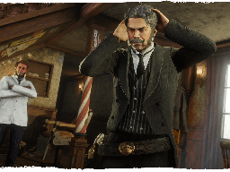 RedDeadOnline Screenshot Barber