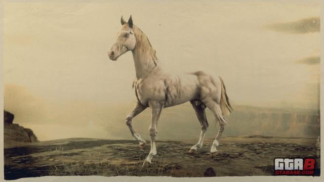 RDR2 Horse - Perlino Turkoman