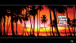 GTA ViceCity Artwork Sunset