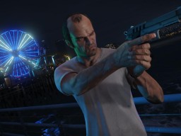 GTA5 228 Trevor DelPerroPier Night