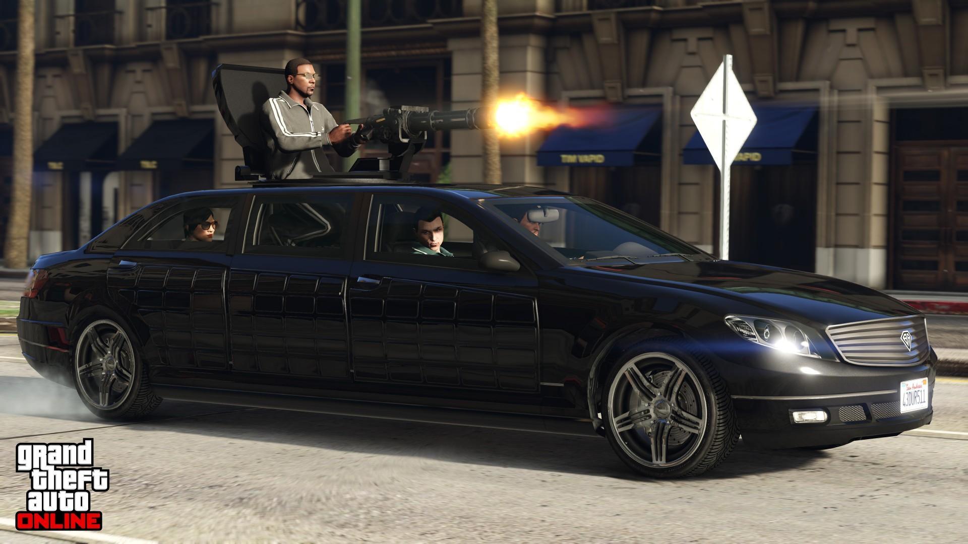 GTA 3: Special & Unique GTA Vehicles - Black Stretch/Limo 