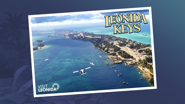 GTA 6 Map Locations Postcard - Leonida Keys
