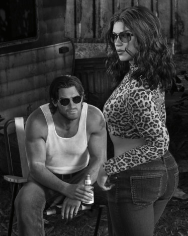 gta love magazine black and white