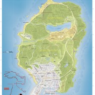 gta map official poster
