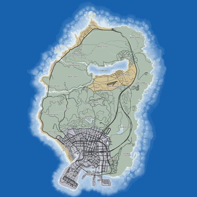 gta map roadmap labels