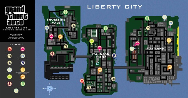 gta advance map official poster