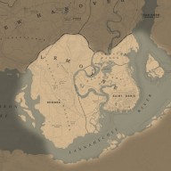 red dead redemption map lemoyne