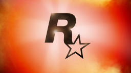 rockstar logo art atmosphere red
