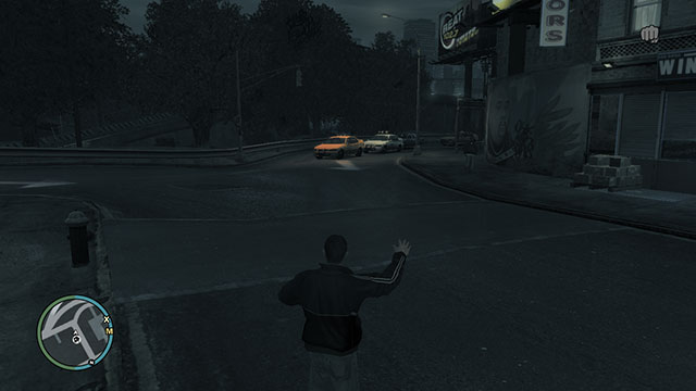 1 press e button to stop the taxi driver