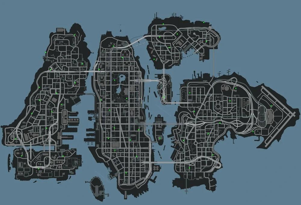 GTA IV: TLAD Seagulls Map Locations