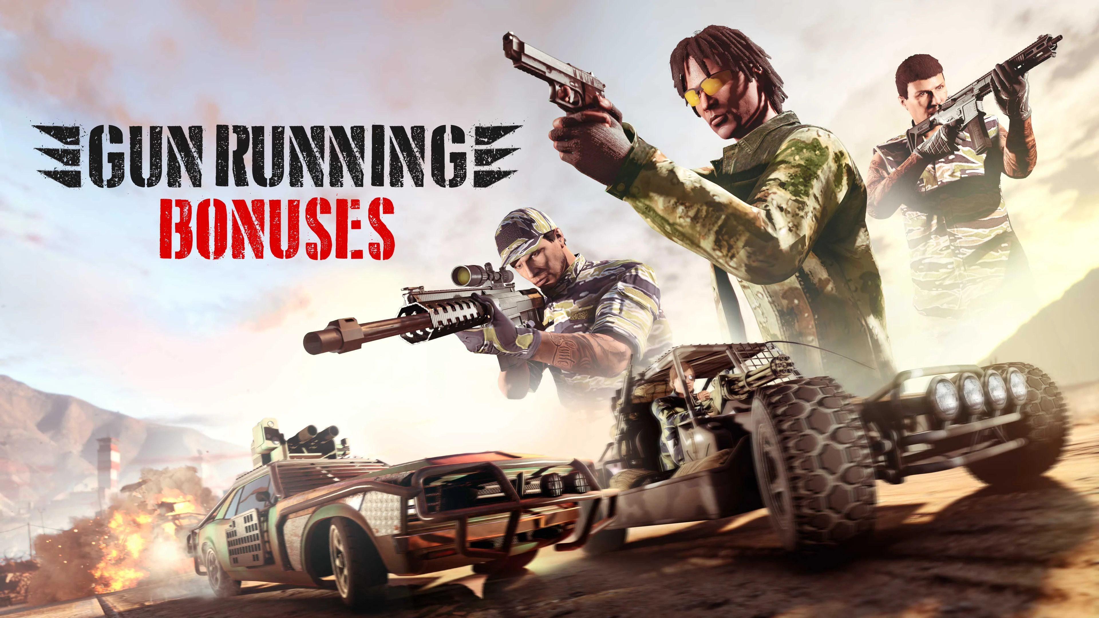 GunrunningBonusesWeek GTAOe Header