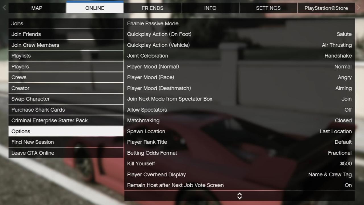 Chat gta online with controller