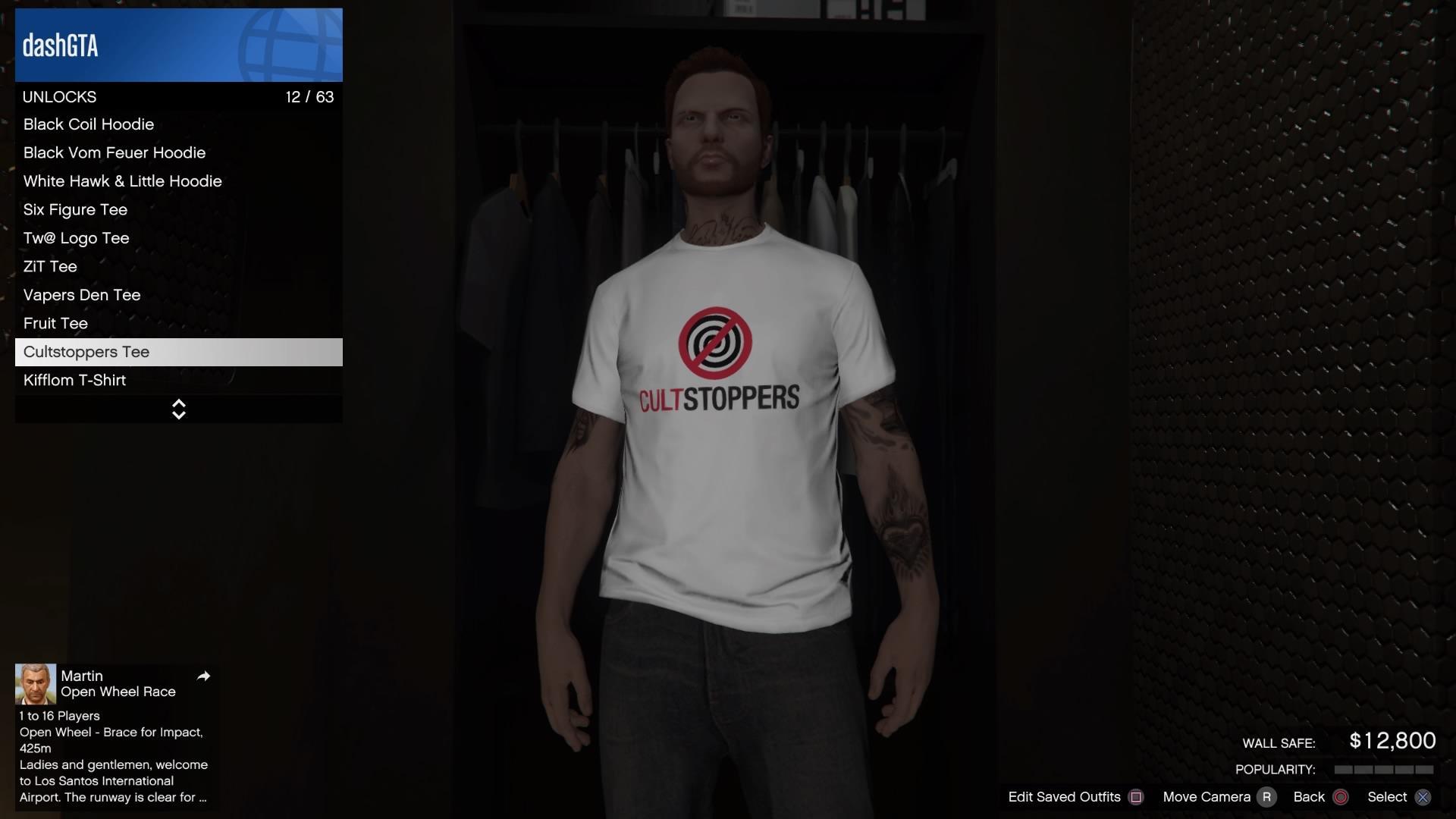 gta online cultstoppers tee