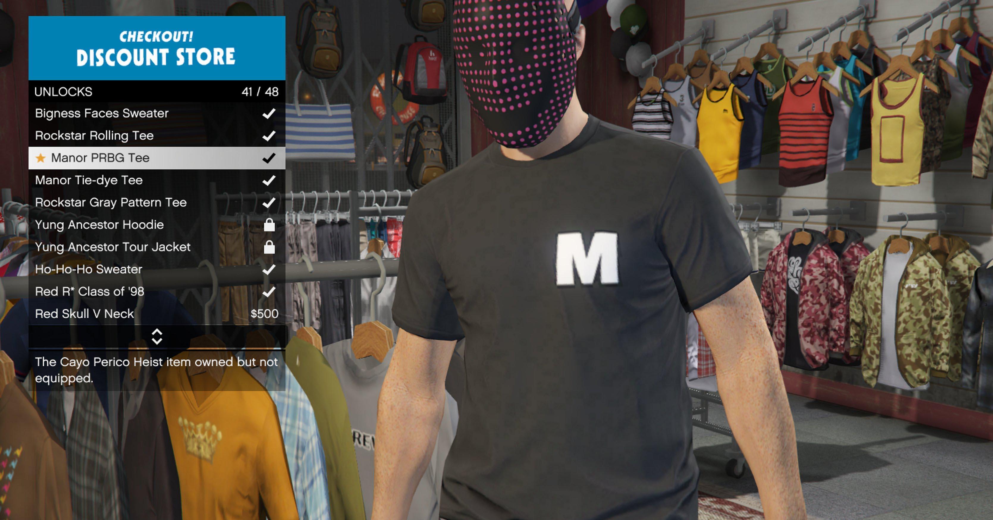 gta online manor prbg tee