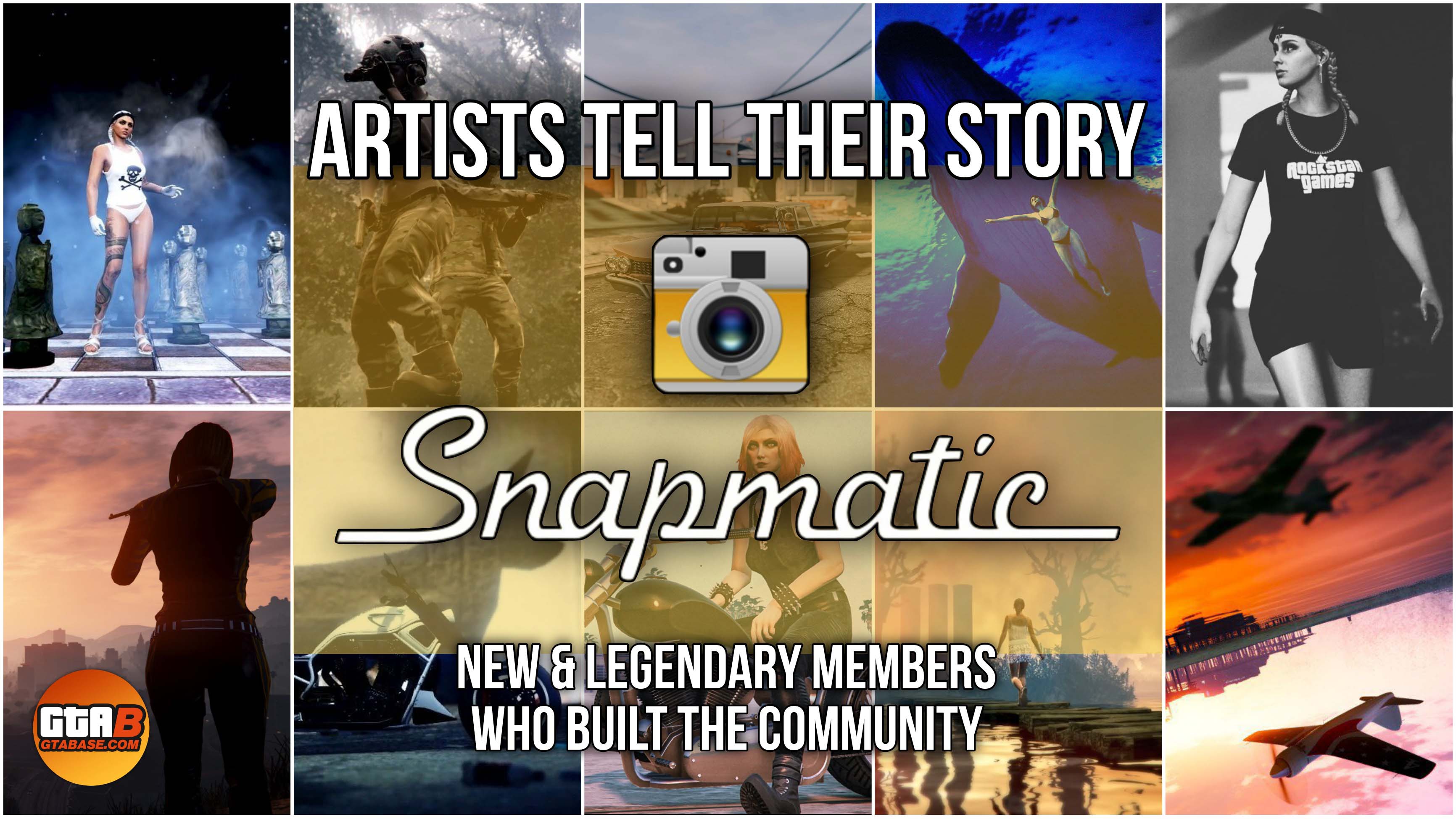 Snapmatic Artists Tell Their Story - Interview with Legendary &amp; Relatively New Artists 