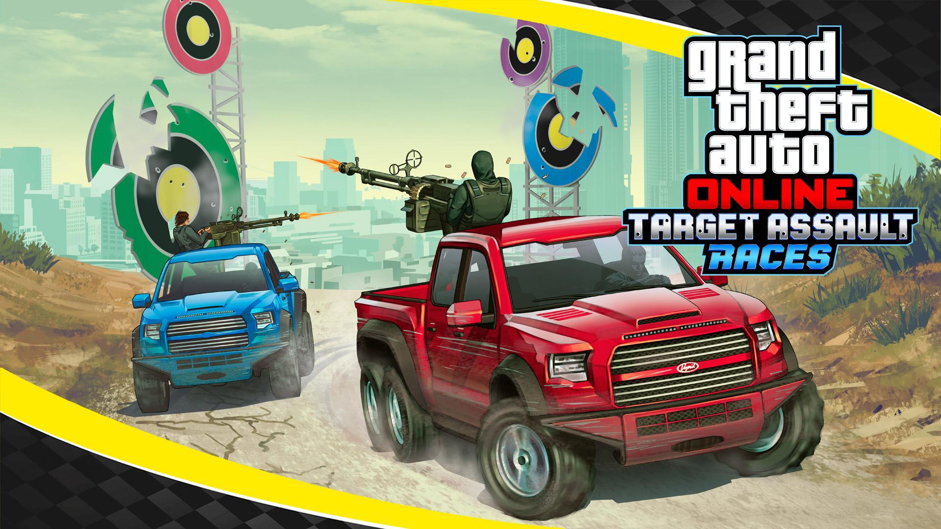 GTA Online: 3X Target Assault Races, 2X Biker Businesses, Free Livery and Weapon & more 