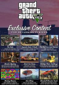 Exclusive Content for Returning GTA V Players on PS4, Xbox One and PC - Details & Screenshots