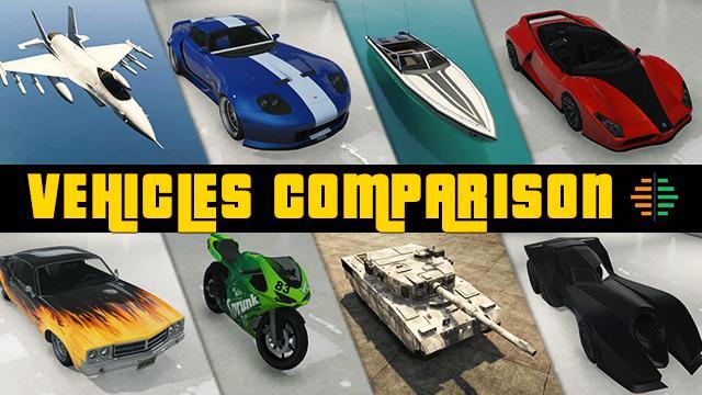 Gta Car Comparison Chart