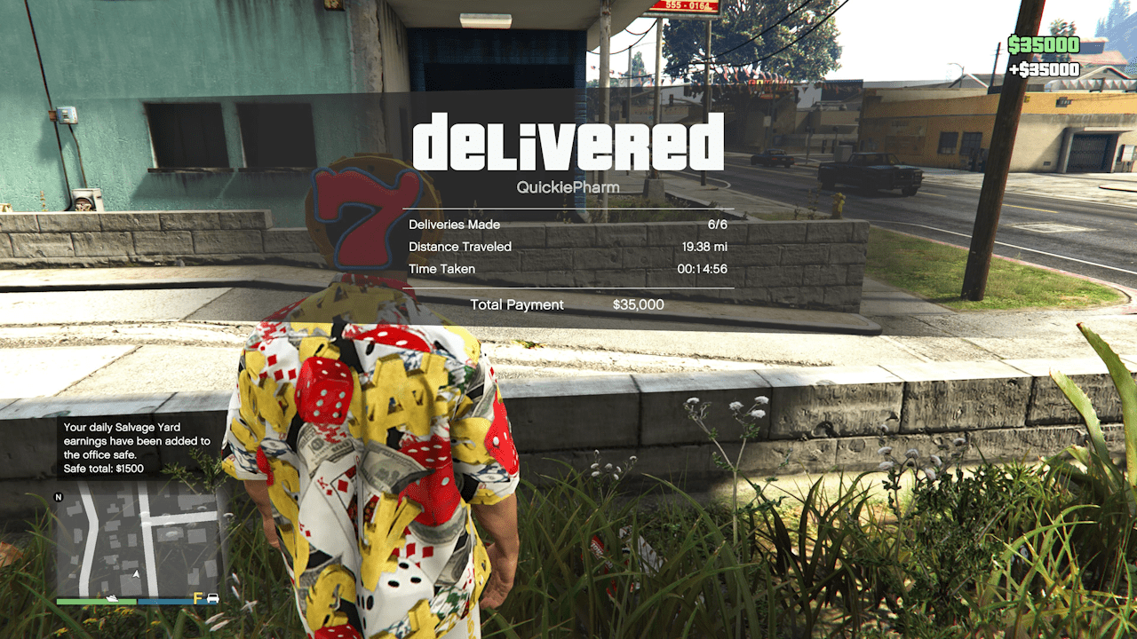 gta online quickiepharmacy done