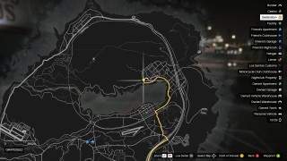 GTA Online Auto Shop Service Map 10