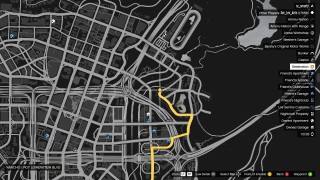GTA Online Auto Shop Service Map 12