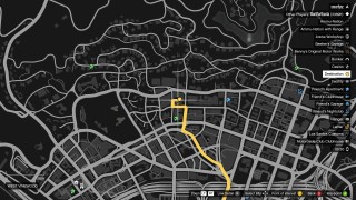GTA Online Auto Shop Service Map 8