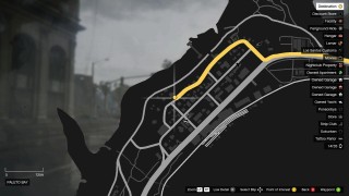 GTA Online Bike Shop Service Map 1