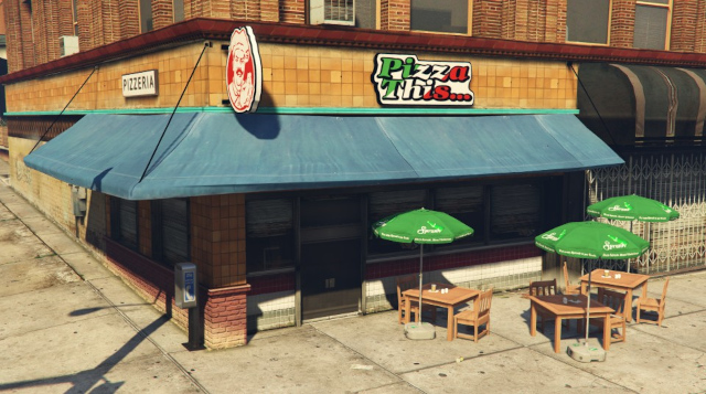 GTA Online Pizza This Location 1 Downtown Vinewood