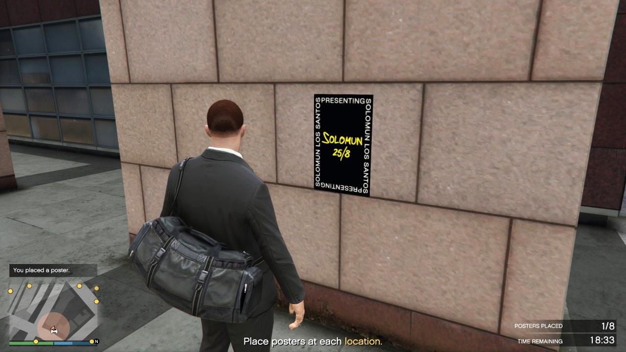 Nightclub Management: Place Posters GTA Online Freemode Mission