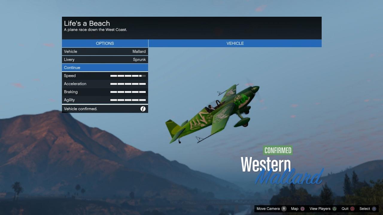 Air Race: Life's a Beach (Planes) GTA Online Race
